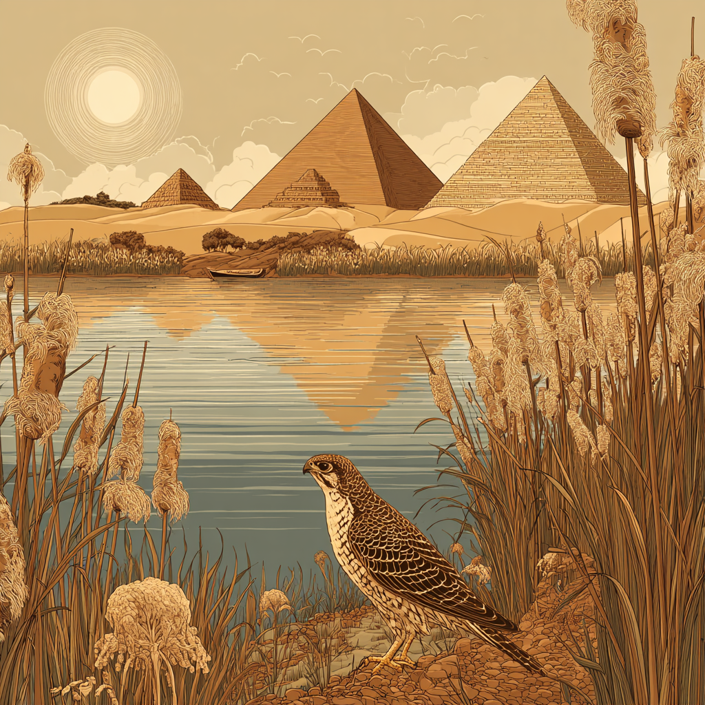 Ancient Egyptian landscape 2 — AI generated image for website use, optimized for SEO
