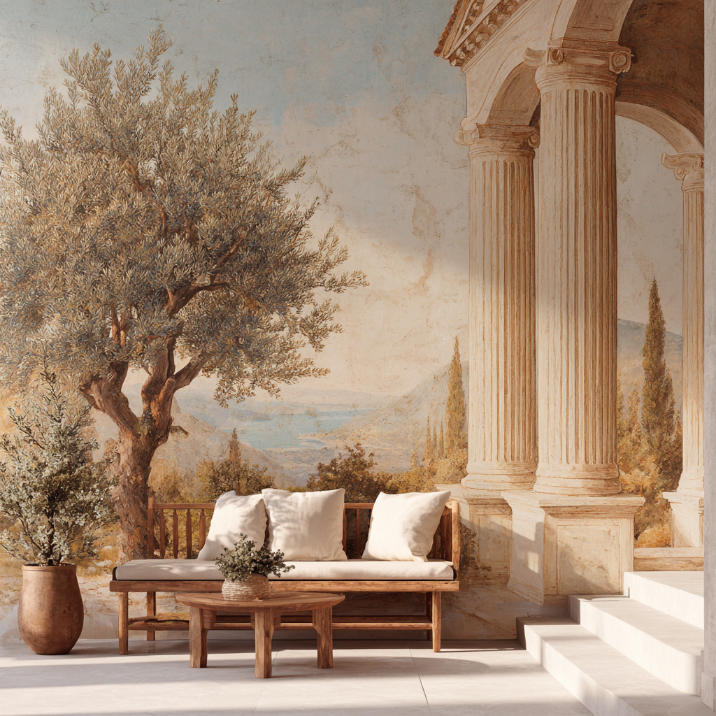 Greek Classical landscape 2 — AI generated image for website use, optimized for SEO