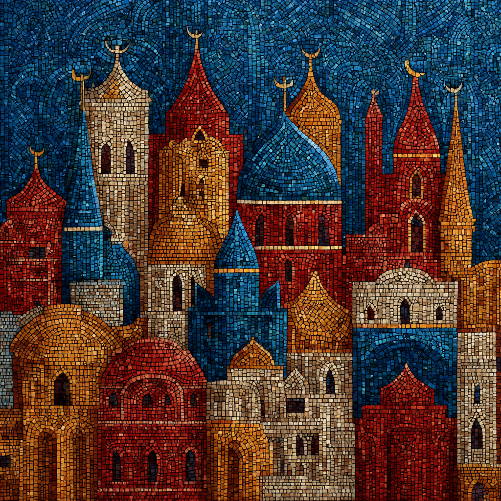 Byzantine landscape 2 — AI generated image for website use, optimized for SEO