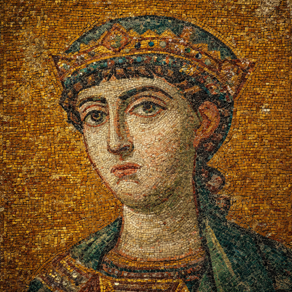 Byzantine portrait 1 — AI generated image for website use, optimized for SEO