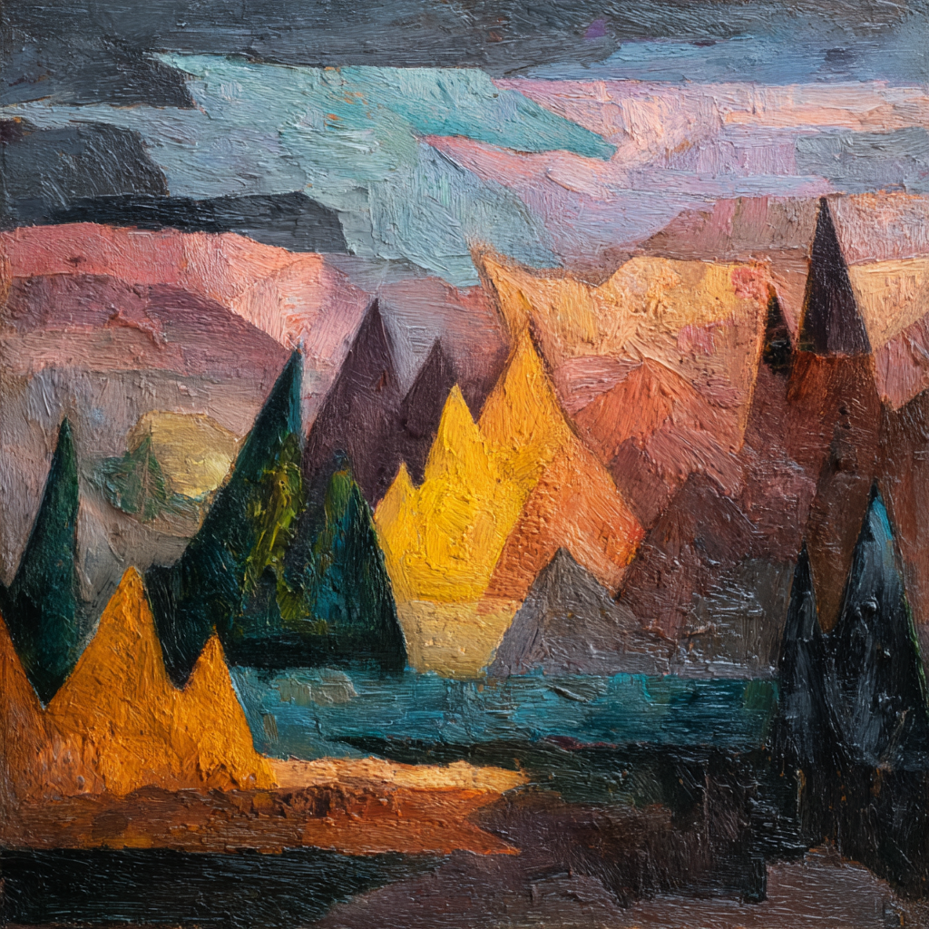 Expressionism landscape 1 example