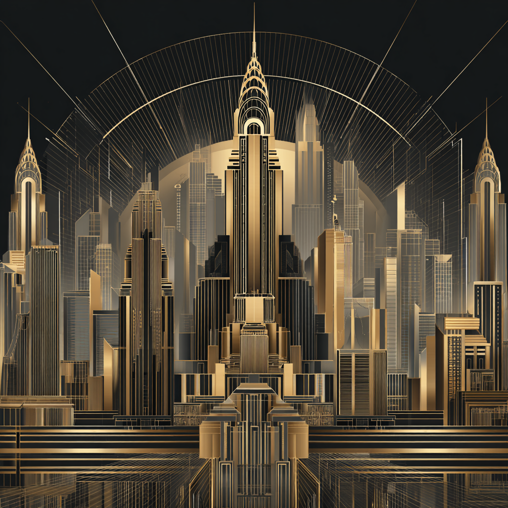 Art Deco landscape 1 example