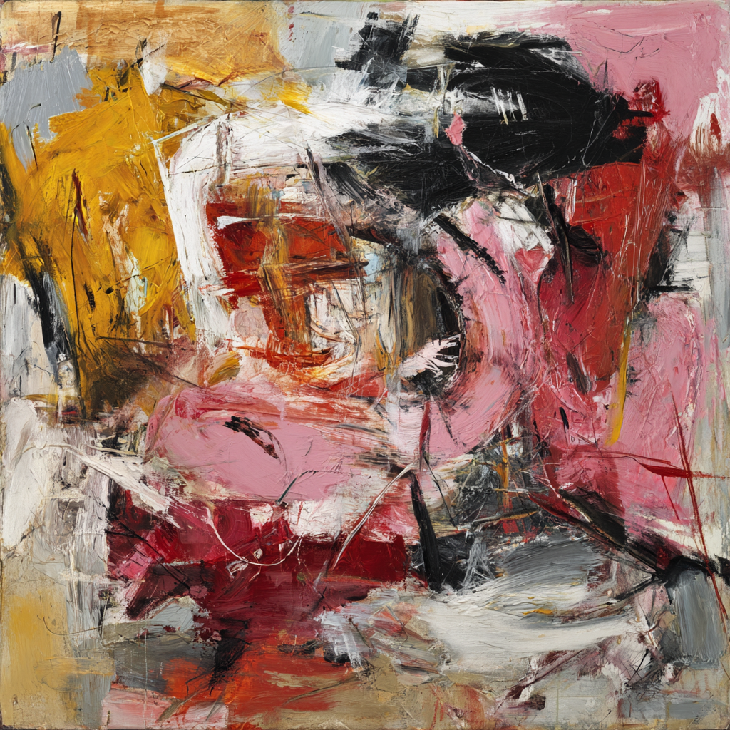 Abstract Expressionism portrait 2 example