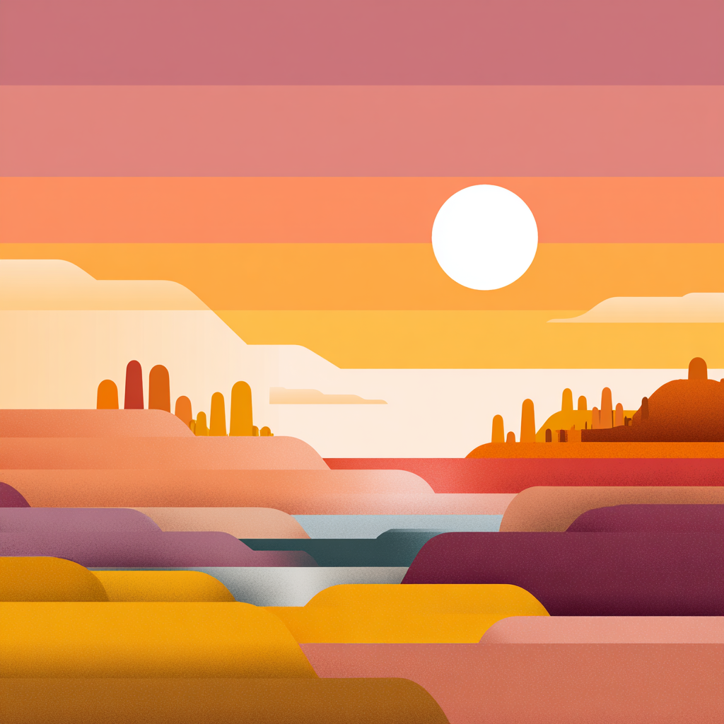 Flat Design landscape 1 example