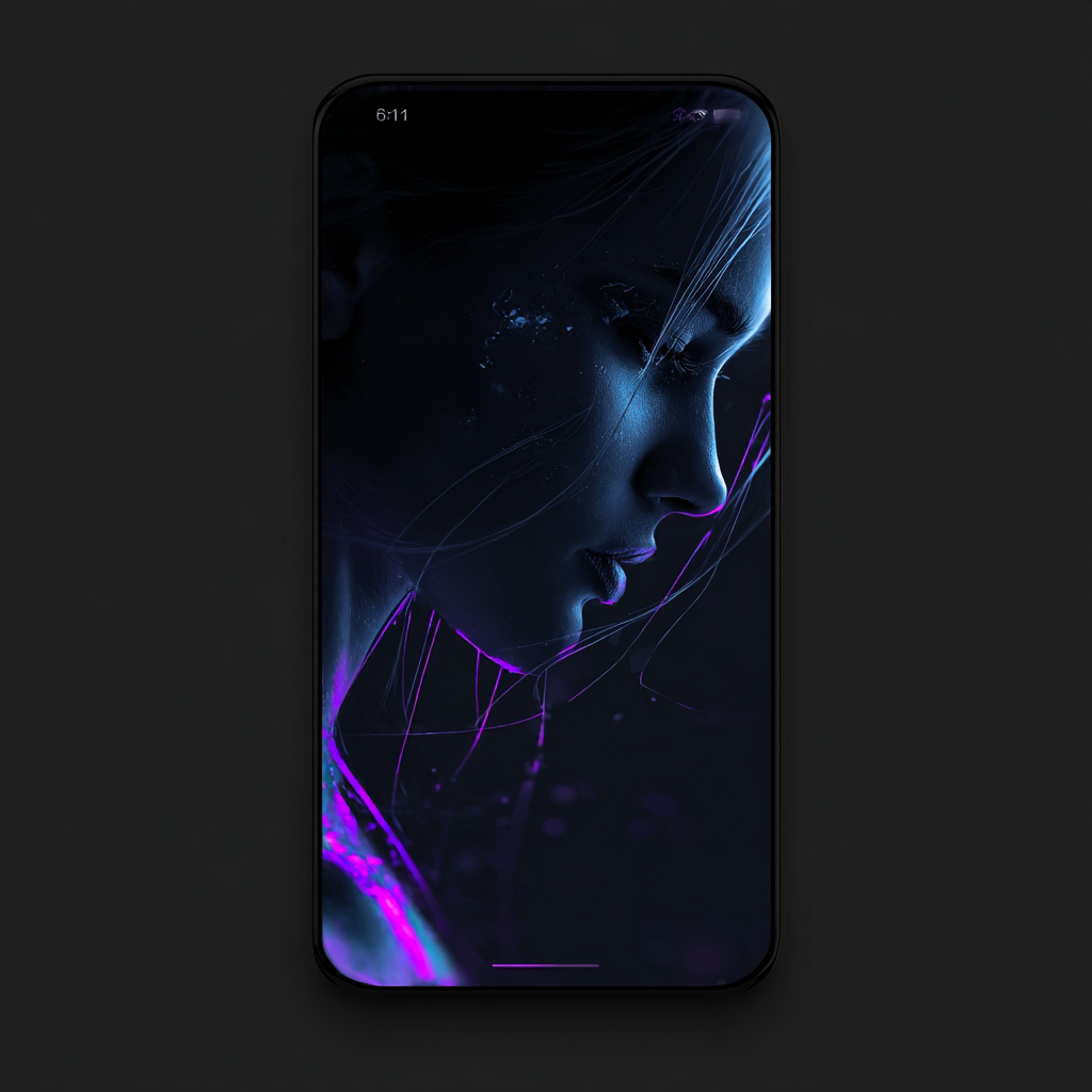 Dark Mode portrait 2 example