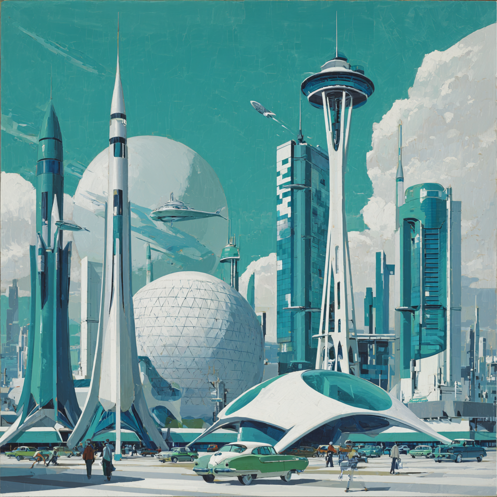Retro Futurism landscape 1 example