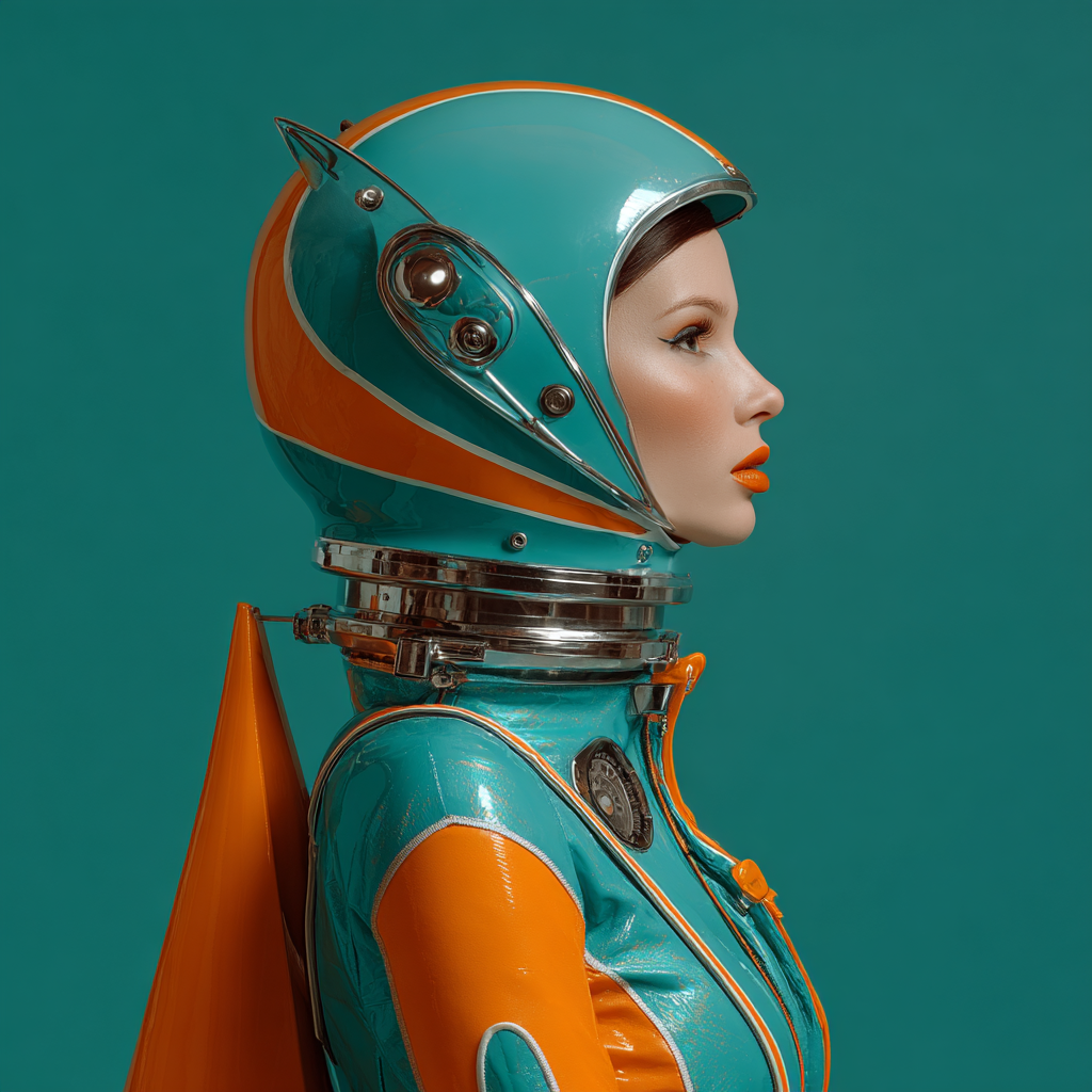 Retro Futurism portrait 1 example