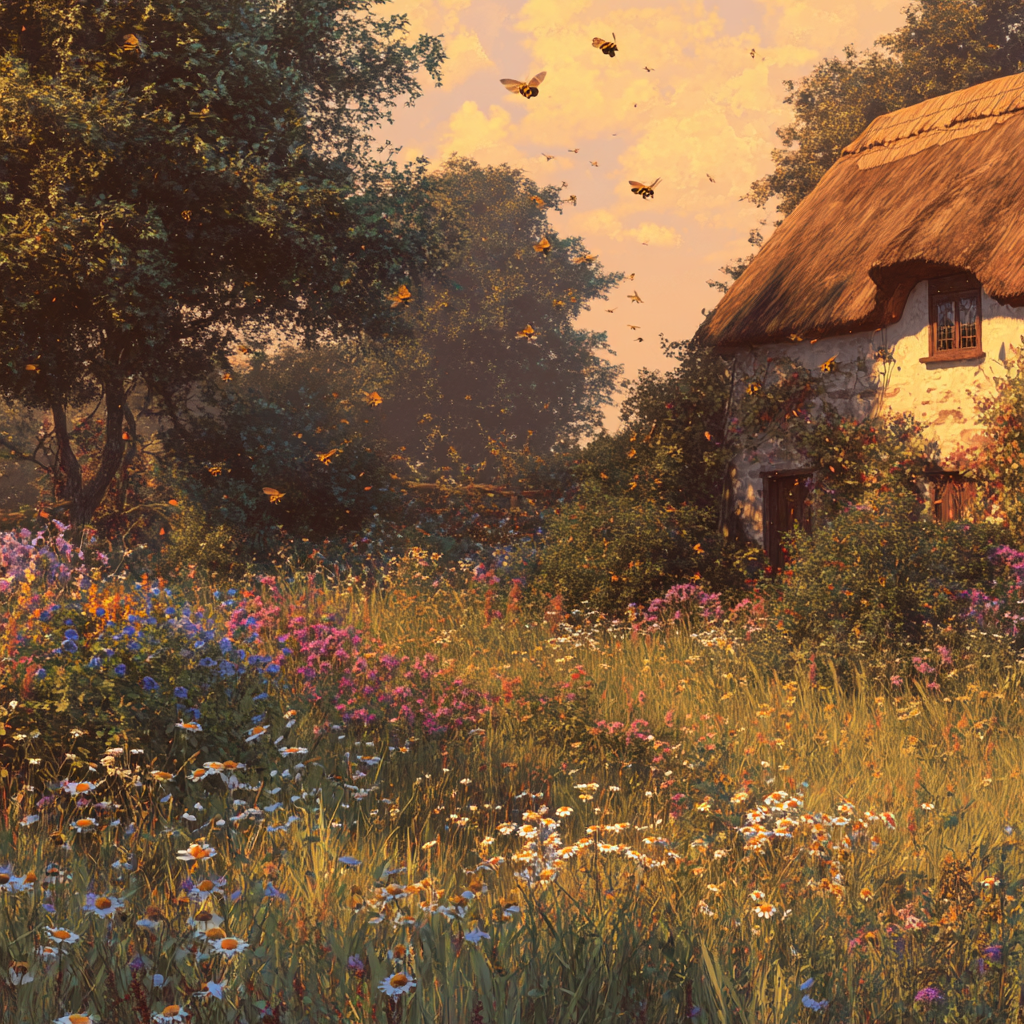 Cottagecore landscape 2 example